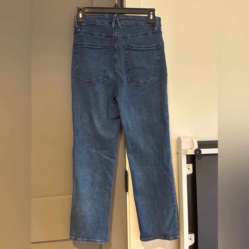 Good American Good Petite Straight Leg Jeans - Picture 3 of 6
